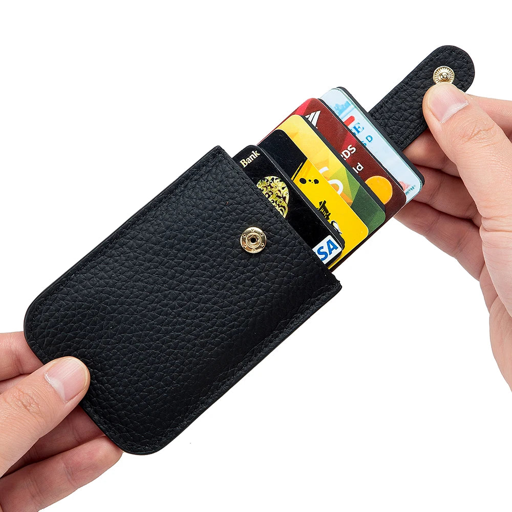 PORTE-CARTES anti-vol | en Cuir véritable Roddy™