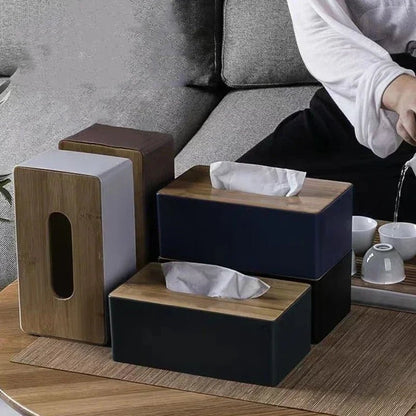Boîte à mouchoirs en Bambou | Bamboo color - Home - shopping