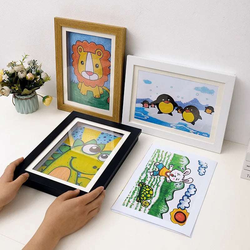 CADRE A DESSINS magnétique| 50 dessins A4 ArtKids™