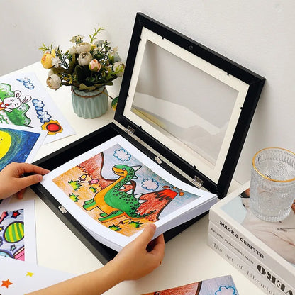 CADRE A DESSINS magnétique| 50 dessins A4 ArtKids™