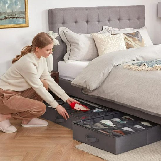 RANGEMENT SOUS LIT extra plat | Rangement intelligent Shoebox Max - Home - shopping