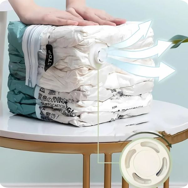 SAC DE RANGEMENT SOUS VIDE sans aspirateur | Rangement intelligent Cubic Space - Home - shopping