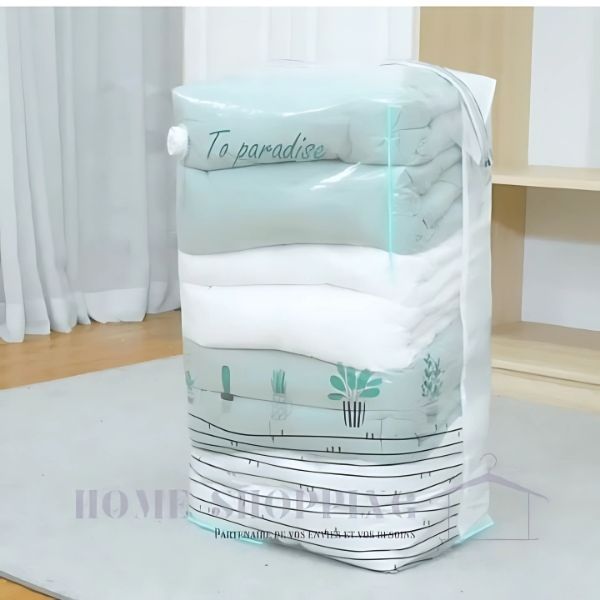 SAC DE RANGEMENT SOUS VIDE sans aspirateur | Rangement intelligent Cubic Space - Home - shopping