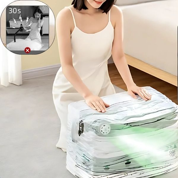 SAC DE RANGEMENT SOUS VIDE sans aspirateur | Rangement intelligent Cubic Space - Home - shopping